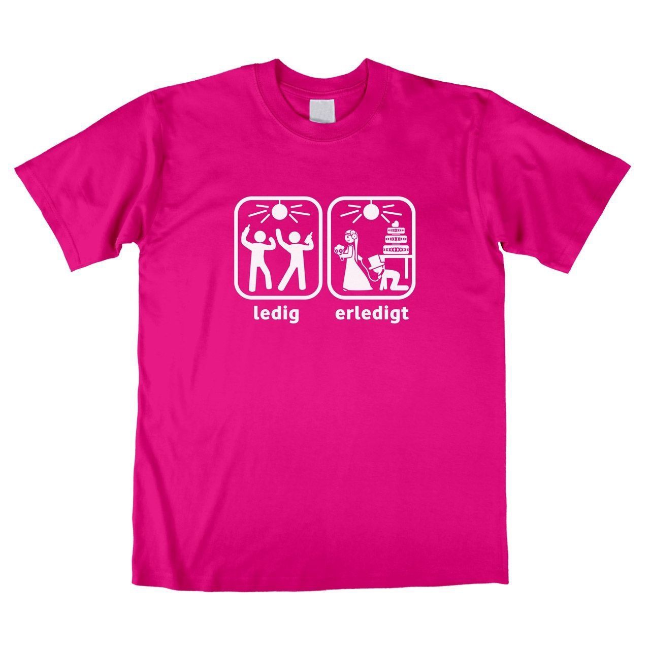 Erledigt Unisex T-Shirt pink Medium