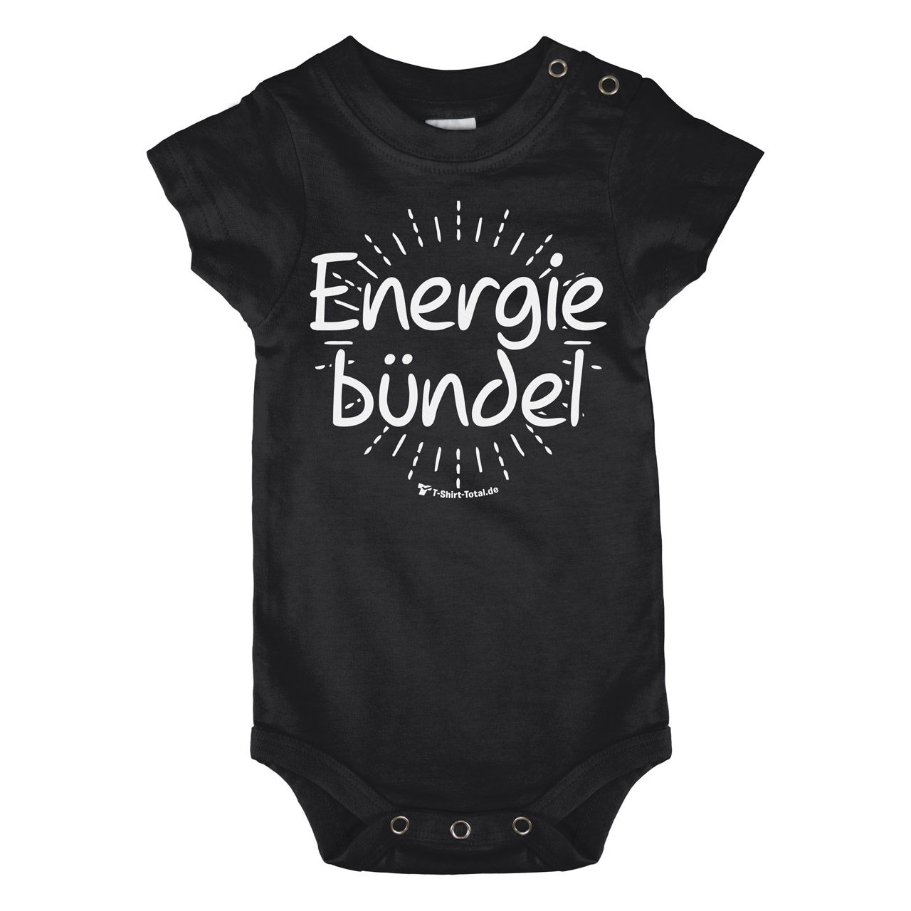 Energie Bündel Baby Body Kurzarm schwarz 56 / 62
