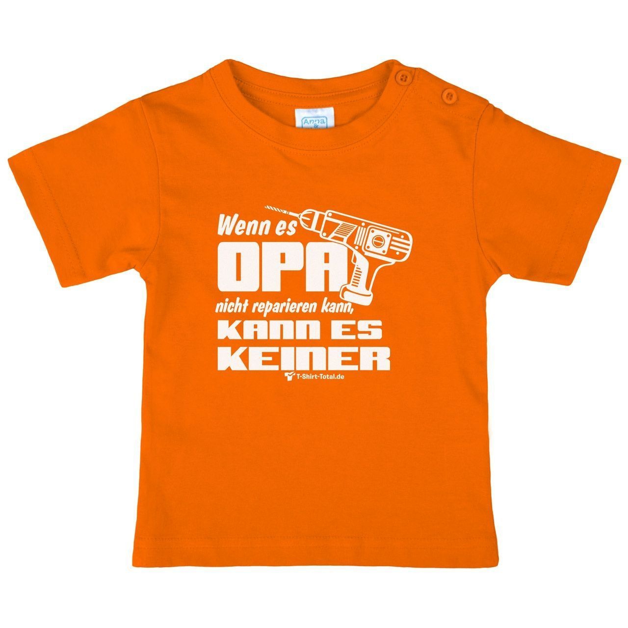 Wenn es Opa Kinder T-Shirt orange 122 / 128