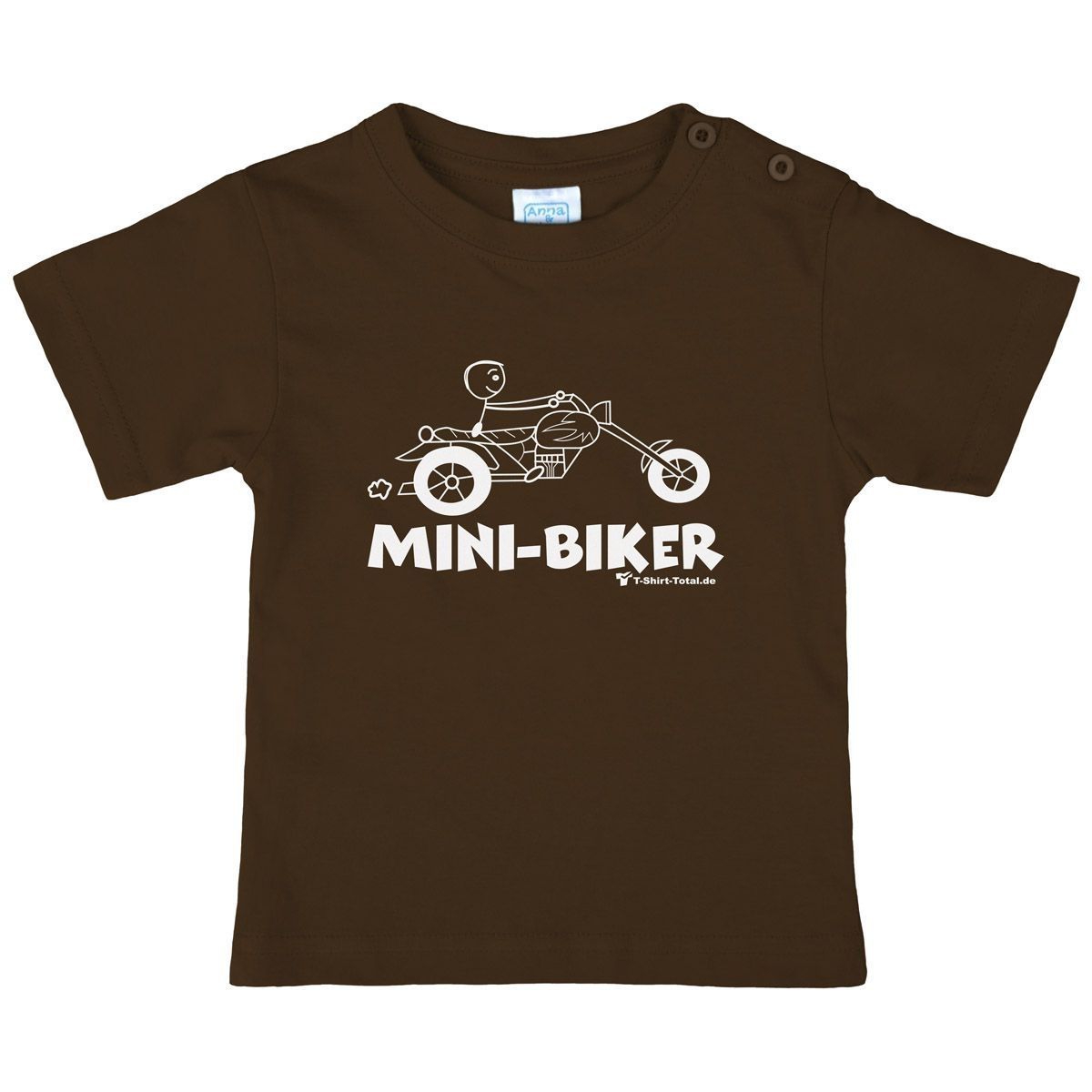 Mini Biker Kinder T-Shirt braun 80 / 86