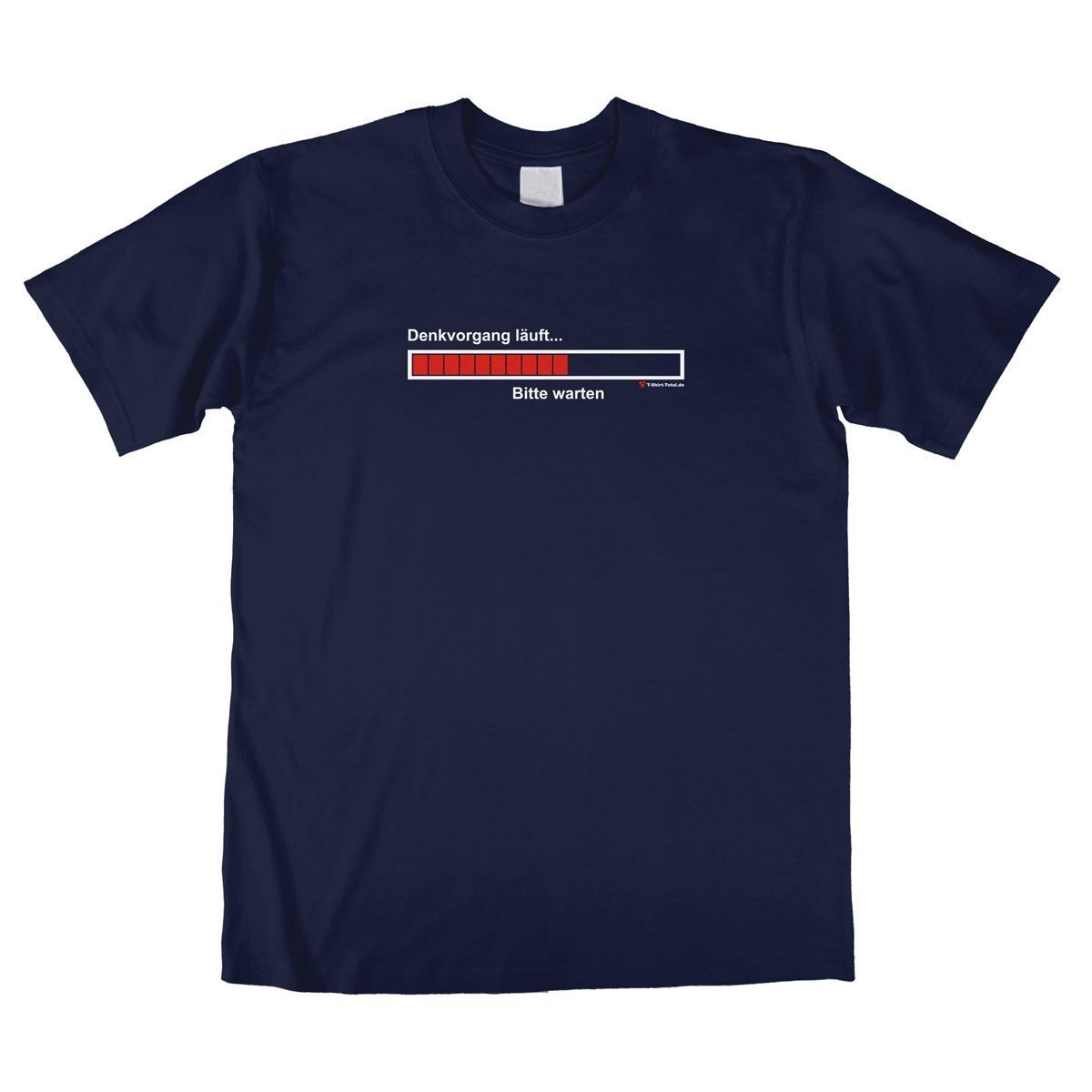 Denkvorgang Unisex T-Shirt navy Large