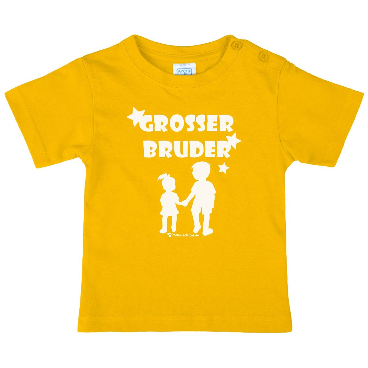 Großer Bruder JM Kinder T-Shirt gelb 122 / 128