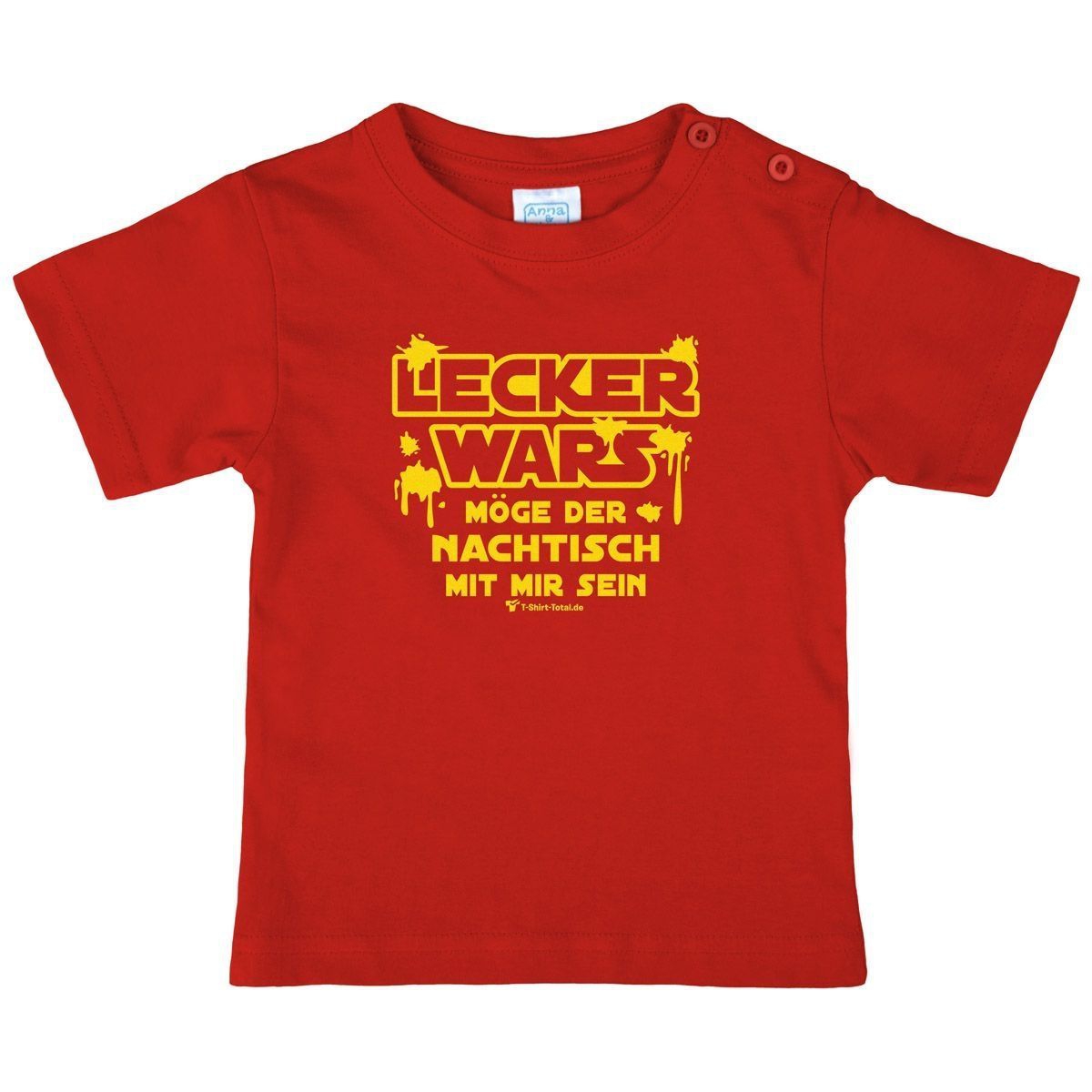 Lecker wars Kinder T-Shirt rot 68 / 74
