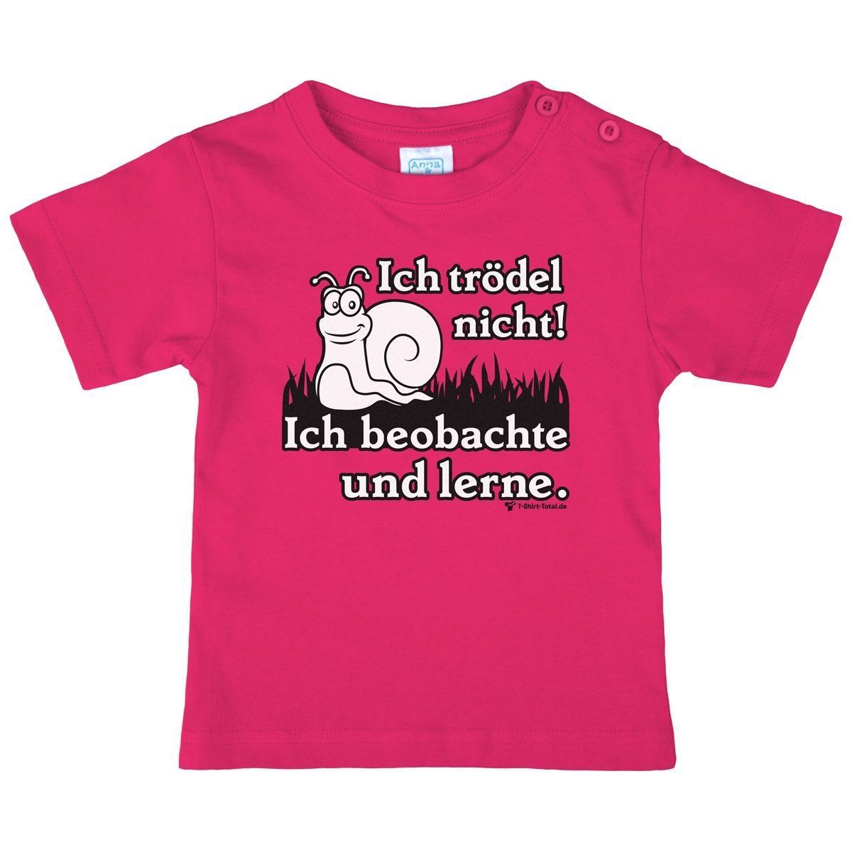 Trödel nicht Kinder T-Shirt pink 104