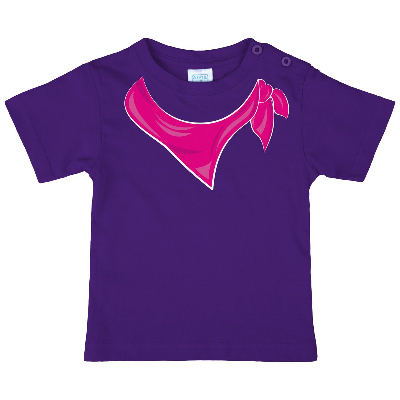 Halstuch pink Mädchen Kinder T-Shirt lila 68 / 74