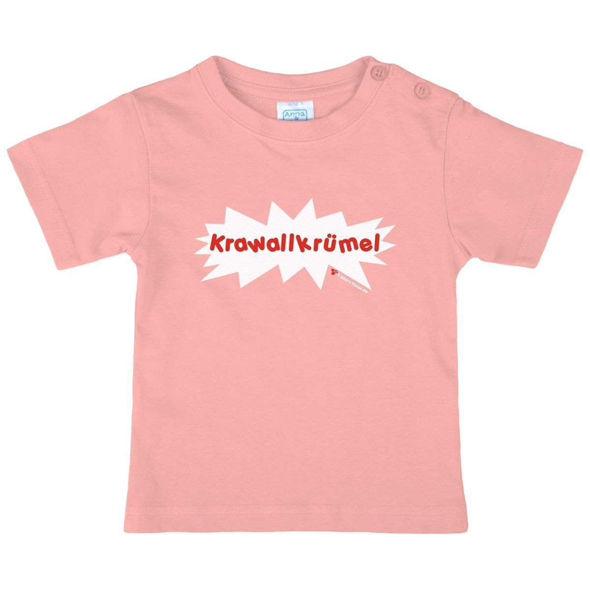 Krawallkrümel Kinder T-Shirt rosa 134 / 140