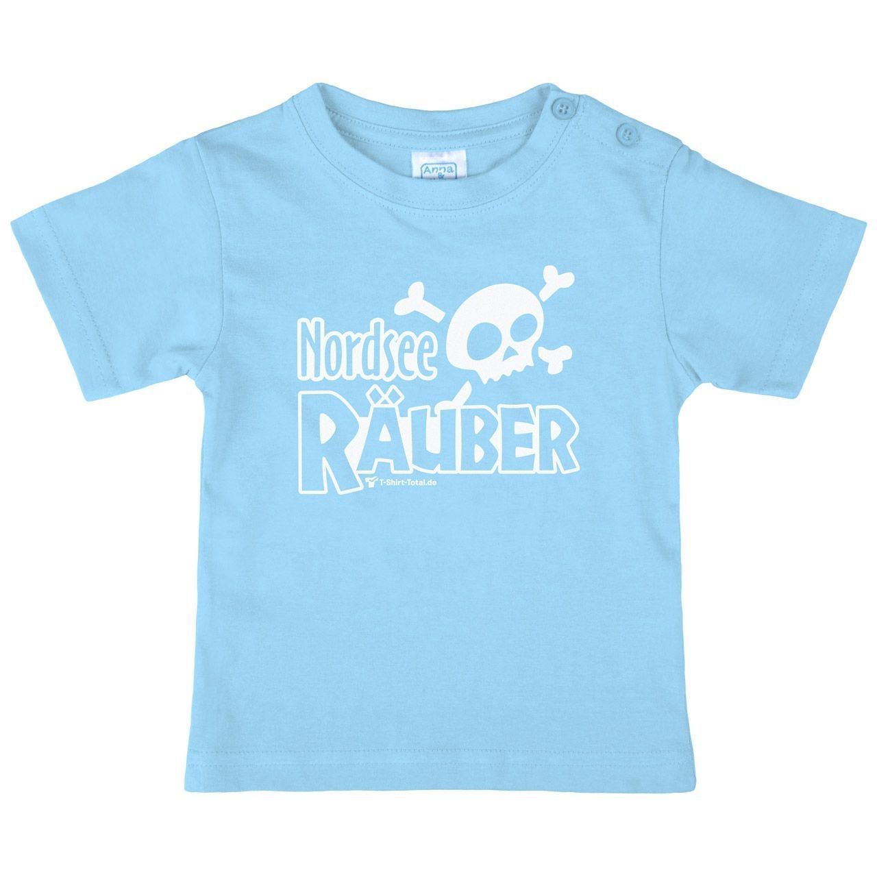 Nordsee Räuber Kinder T-Shirt hellblau 110 / 116