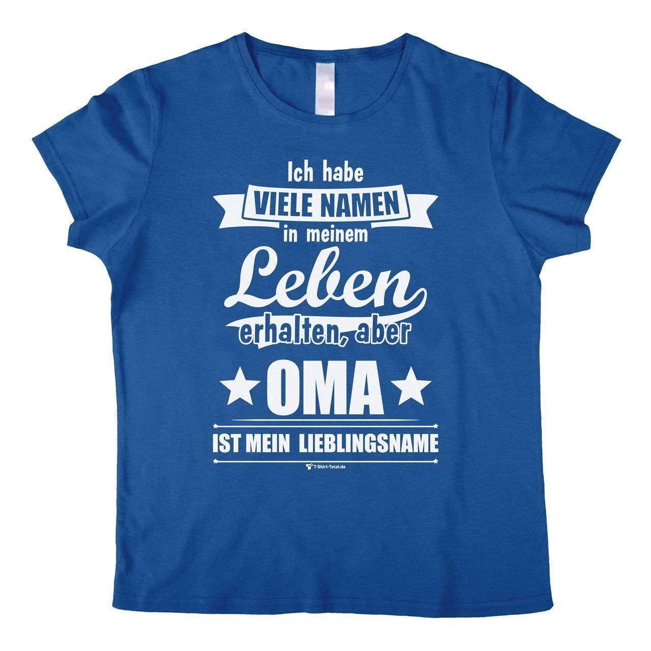 Lieblingsname Oma Woman T-Shirt royal Extra Large