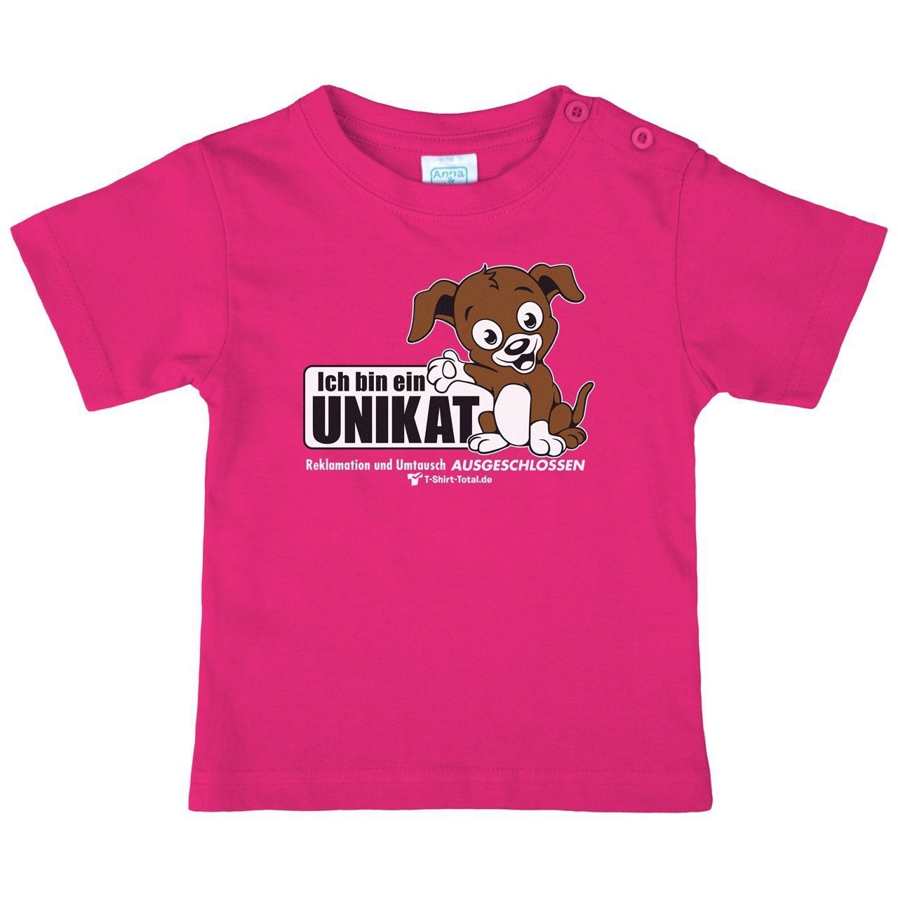 Unikat Kinder T-Shirt pink 98