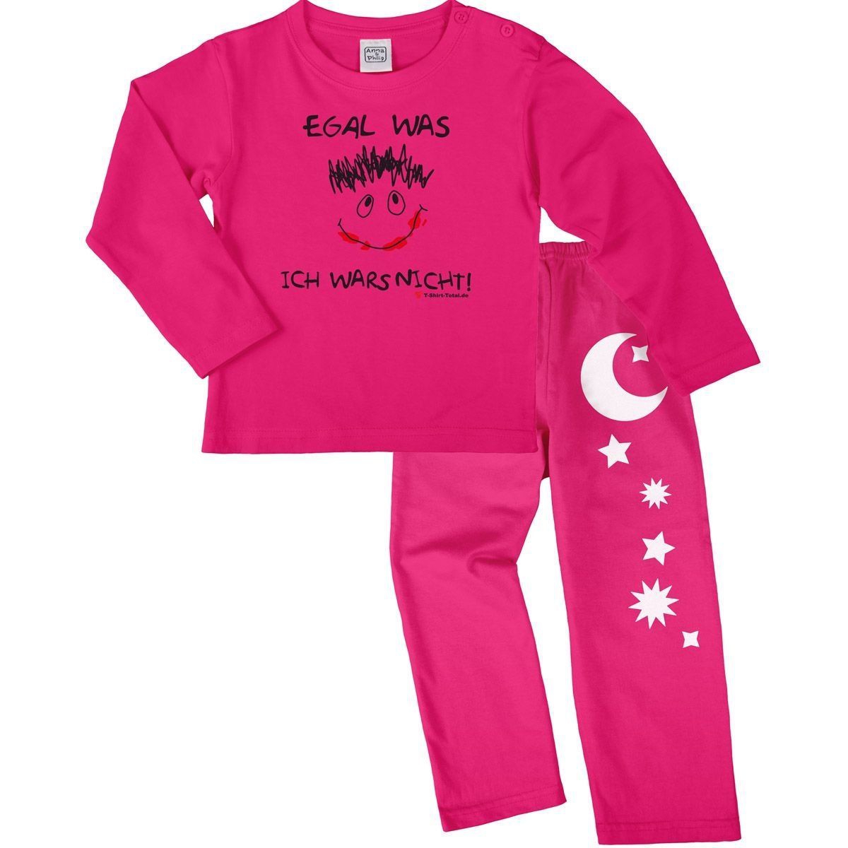Egal was Pyjama Set pink / pink 110 / 116
