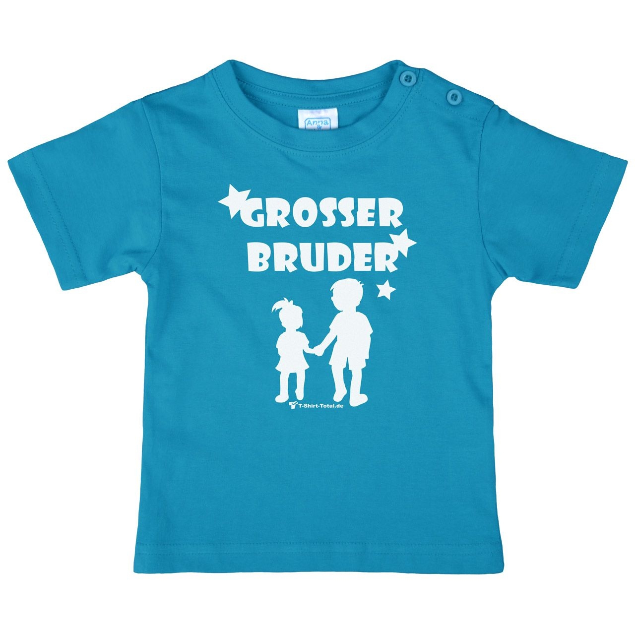 Großer Bruder JM Kinder T-Shirt türkis 122 / 128