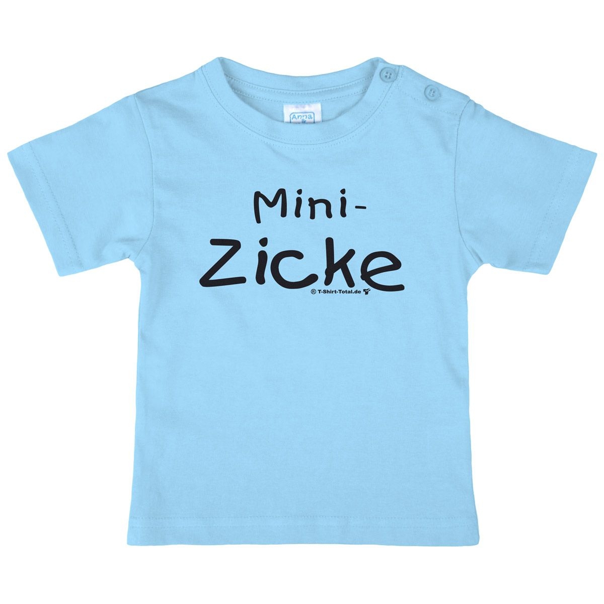 Mini Zicke Kinder T-Shirt hellblau 80 / 86