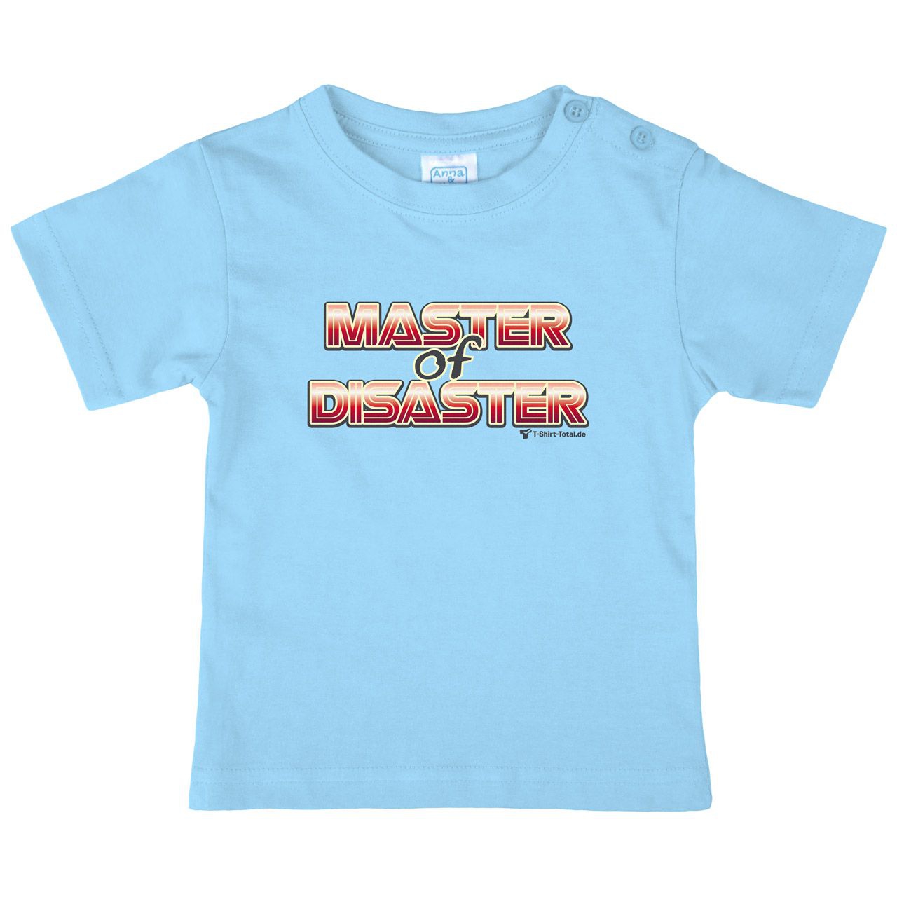 Master of Disaster Kinder T-Shirt hellblau 104