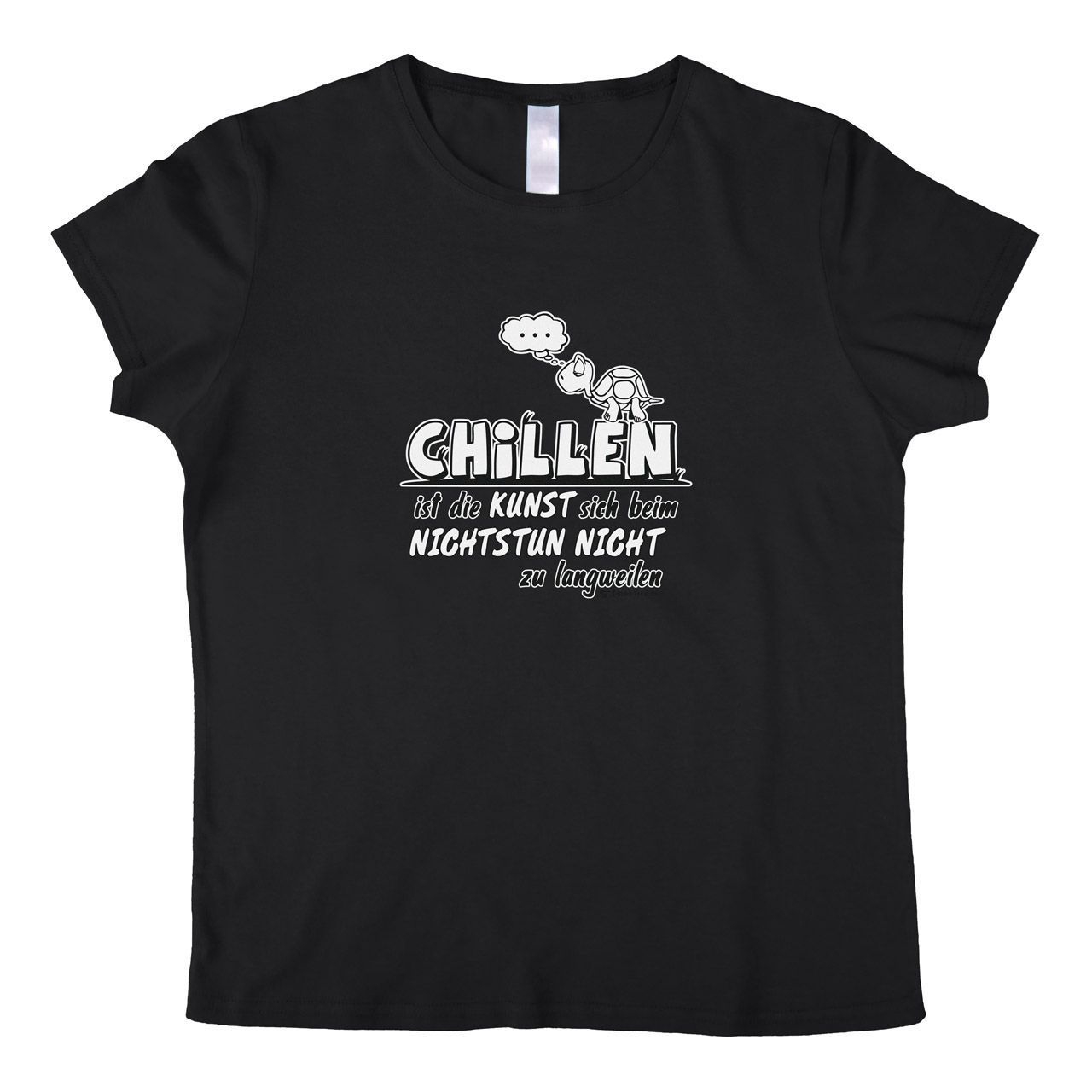 Chillen Woman T-Shirt schwarz Small