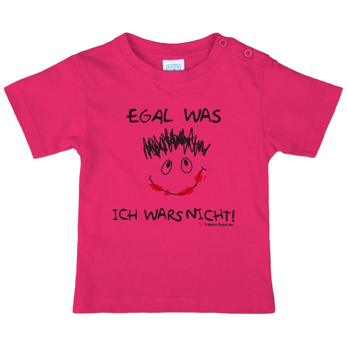 Egal was Kinder T-Shirt pink 110 / 116