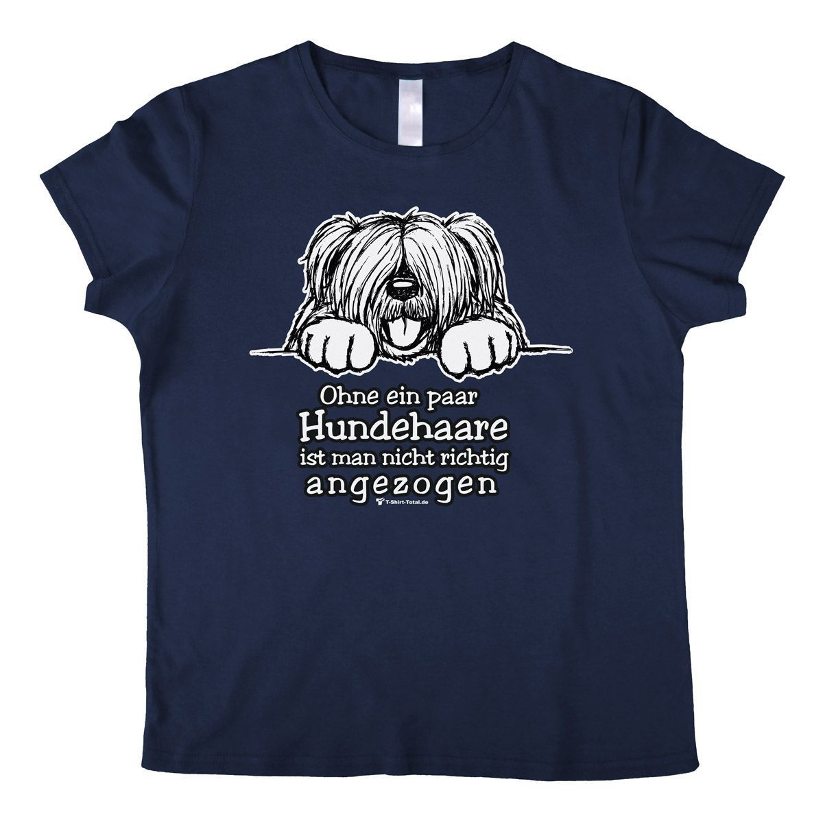Hundehaare Woman T-Shirt navy Small