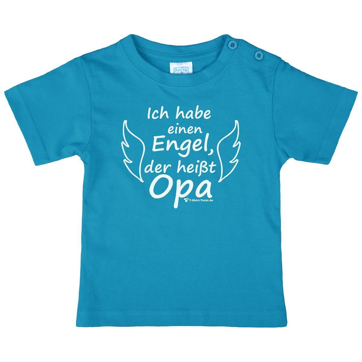 Engel Opa Kinder T-Shirt türkis 56 / 62