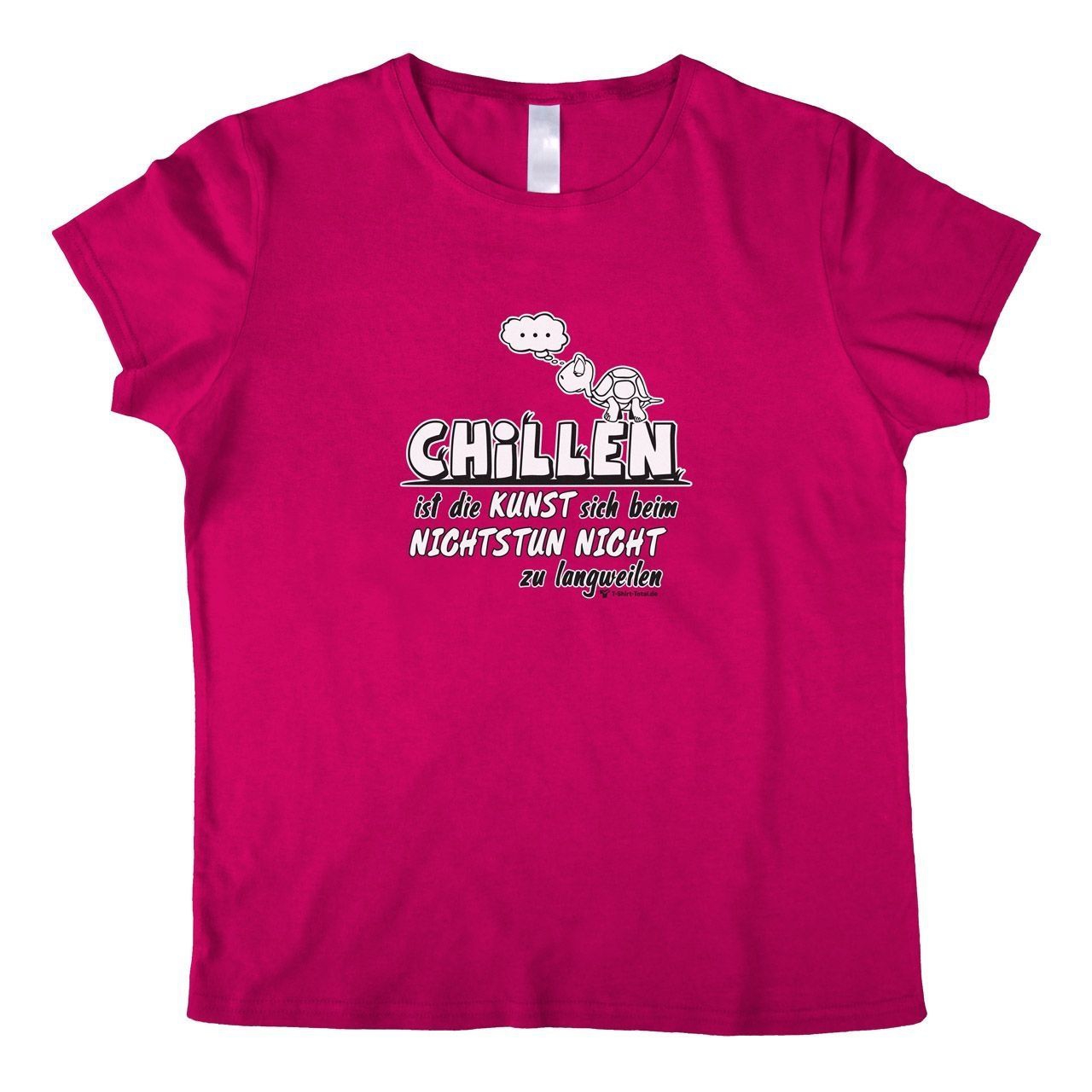 Chillen Woman T-Shirt pink Small