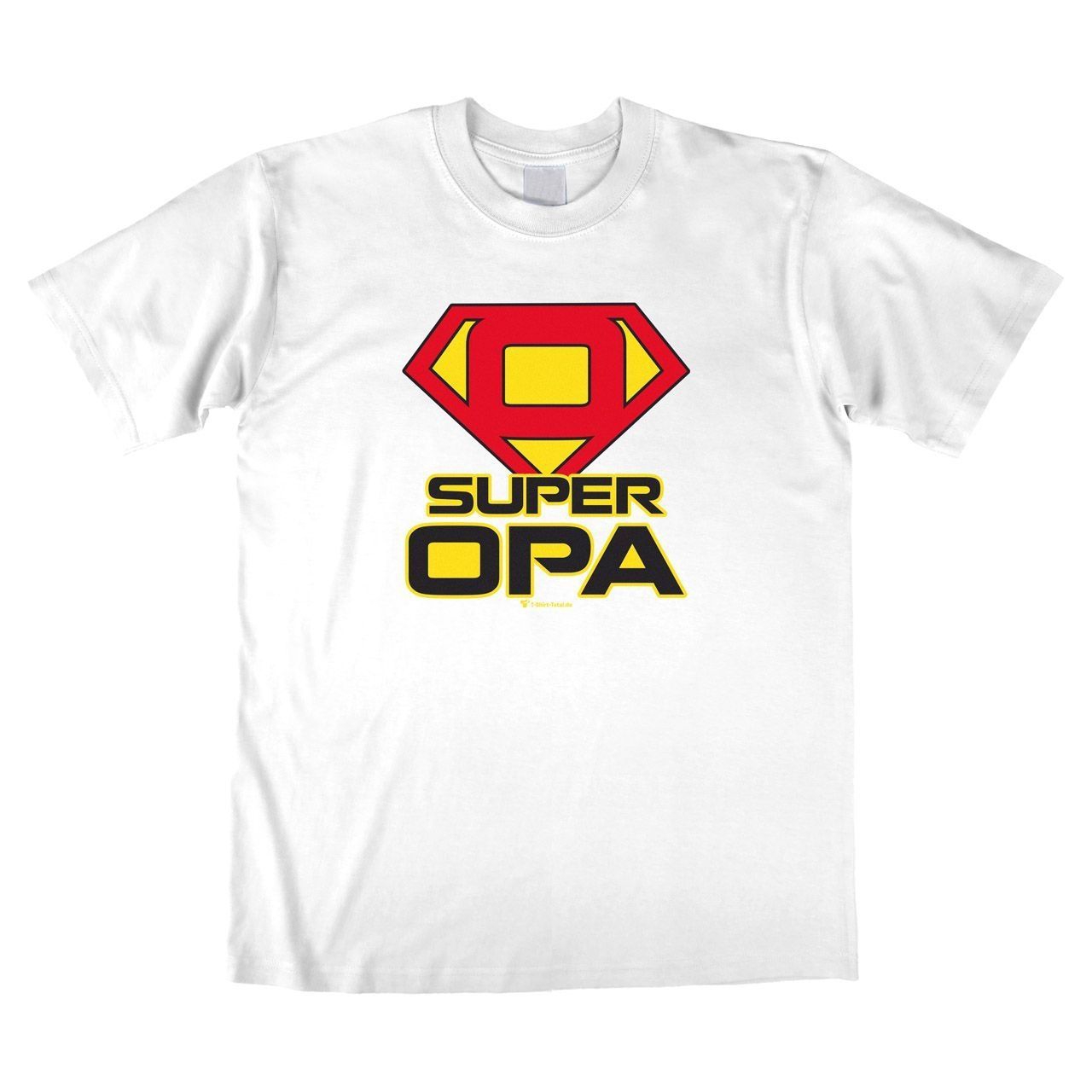 Super Opa Unisex T-Shirt weiß Large