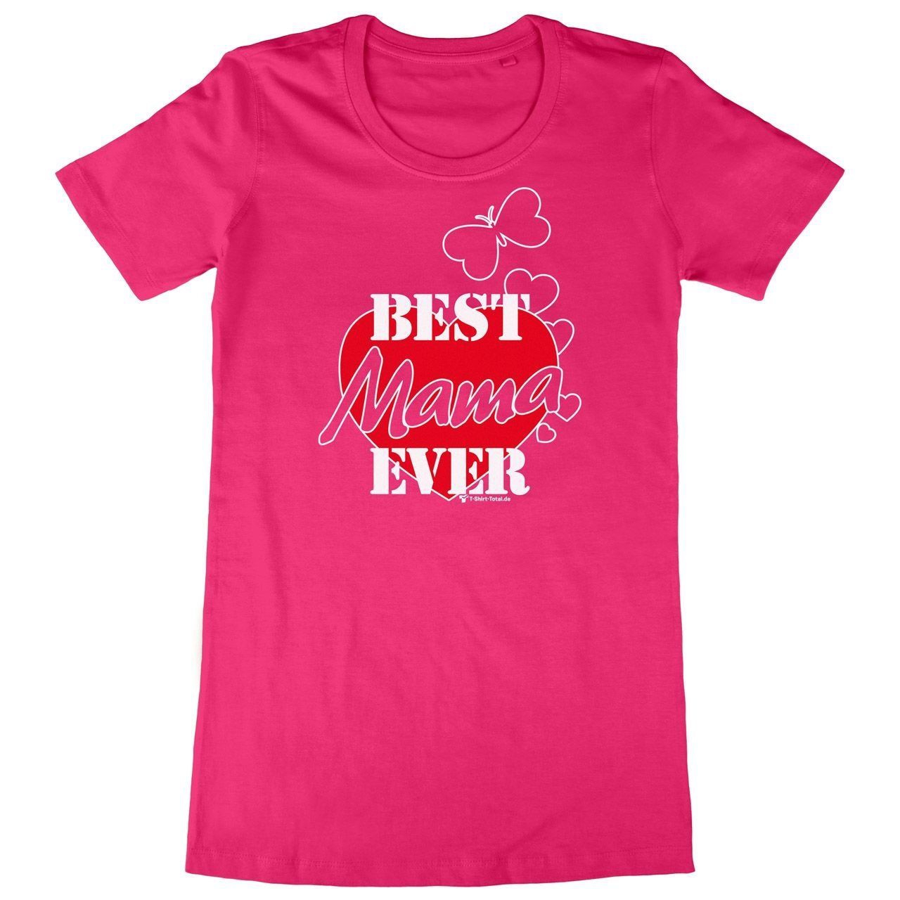 Best Mama ever Woman Long Shirt pink Extra Large