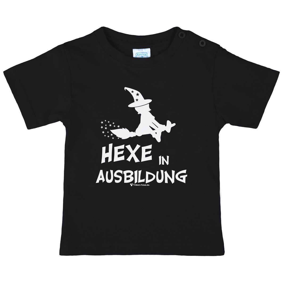 Hexe in Ausbildung Kinder T-Shirt schwarz 110 / 116