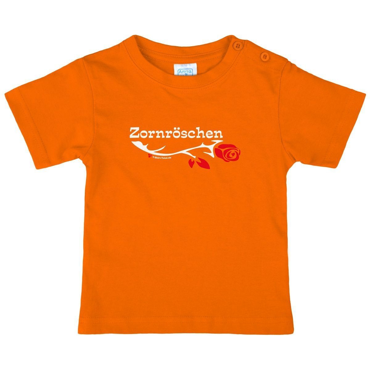 Zornröschen Kinder T-Shirt orange 80 / 86