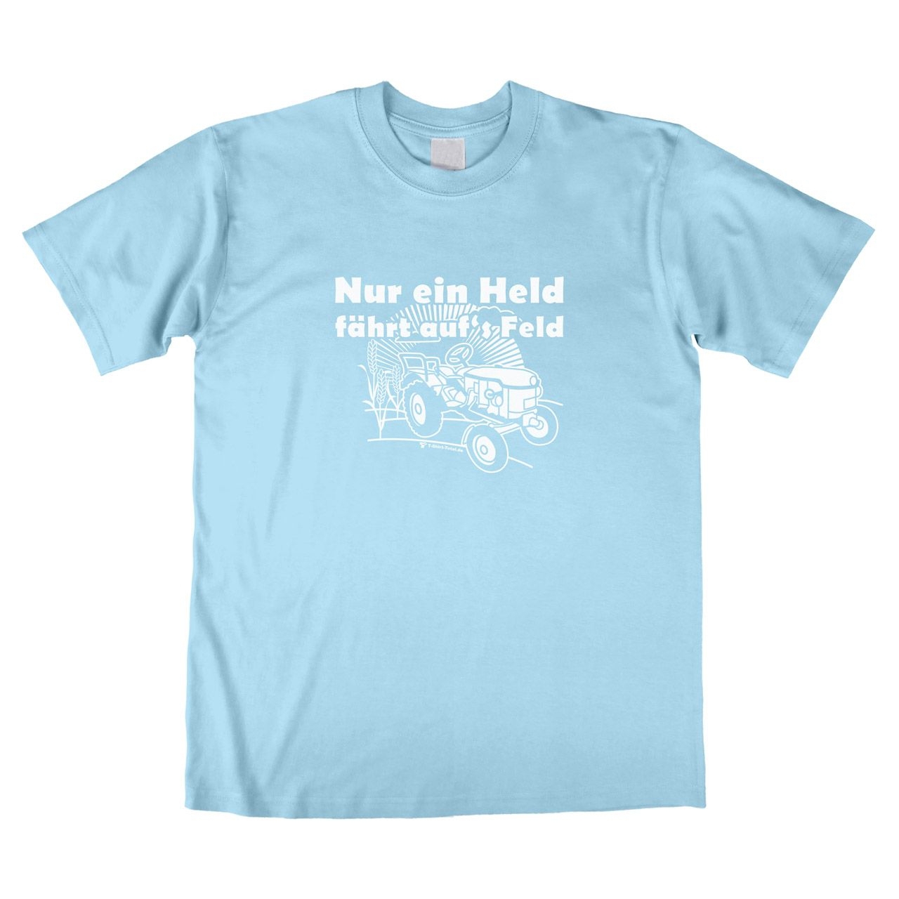 Held Feld Unisex T-Shirt hellblau Extra Small