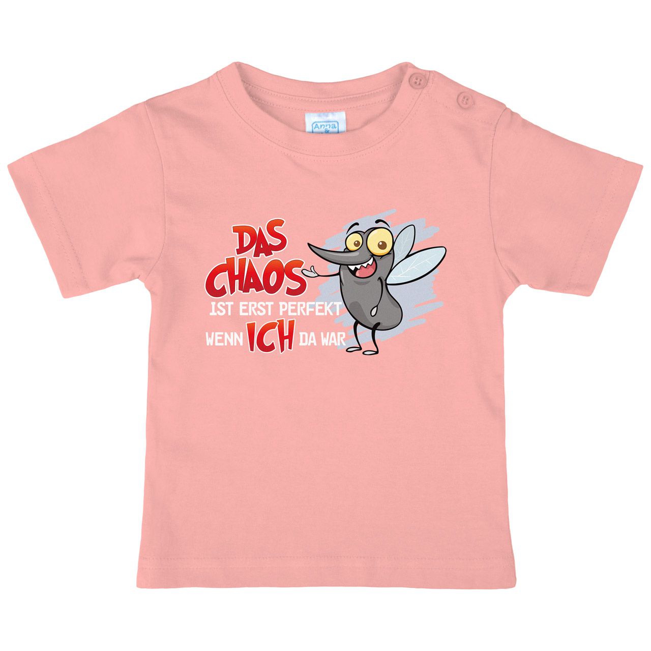 Das Chaos ist perfekt Kinder T-Shirt rosa 80 / 86