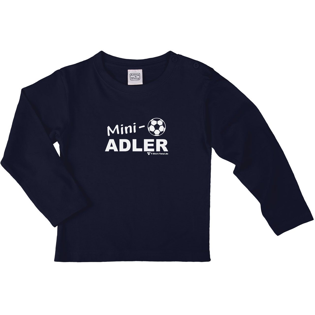 Mini Adler Kinder Langarm Shirt navy 122 / 128