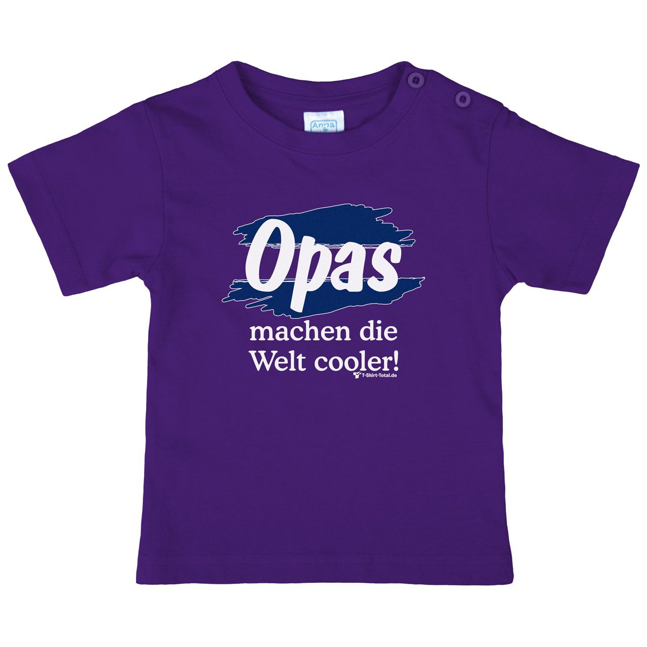 Welt cooler Opa Kinder T-Shirt lila 92