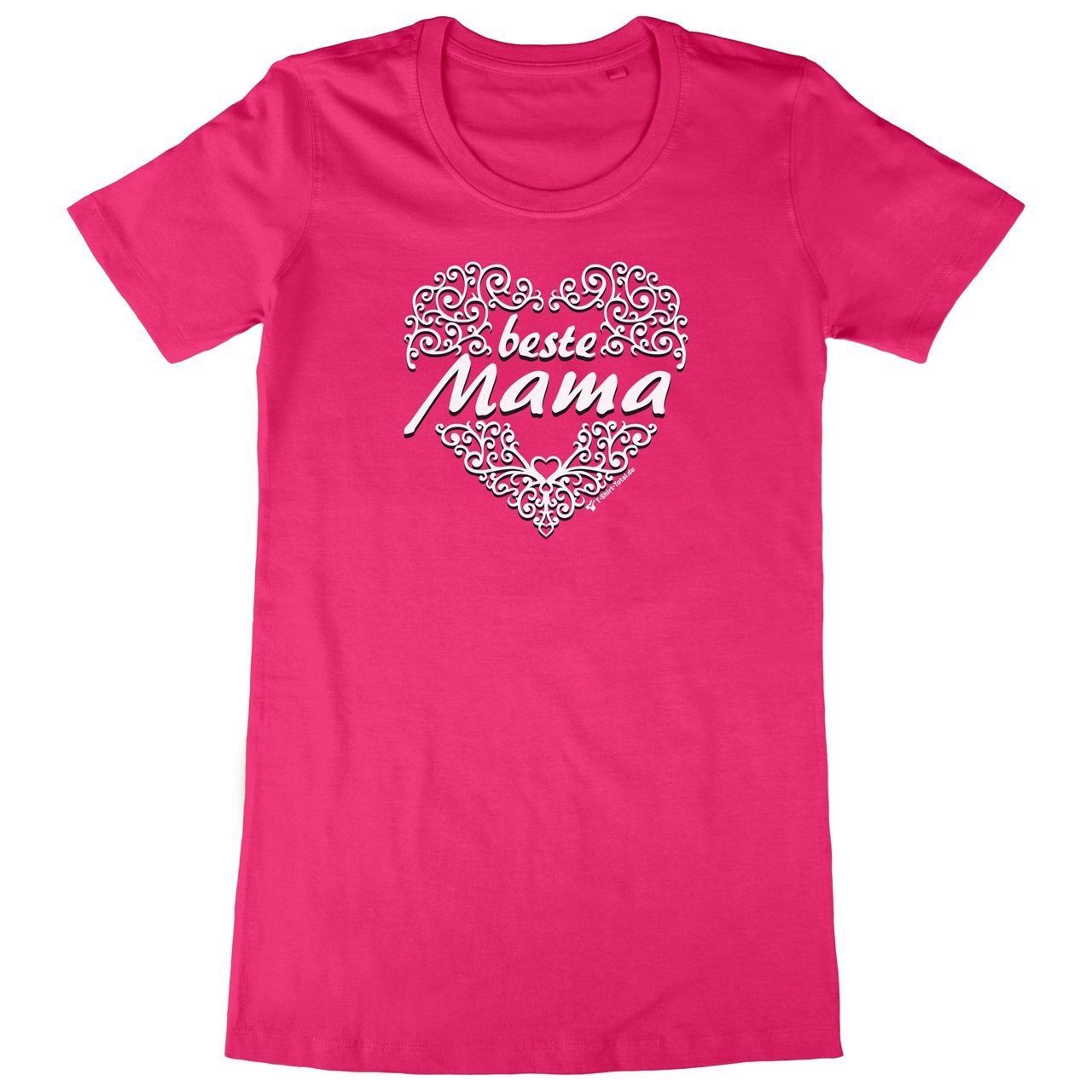 Beste Mama Woman Long Shirt pink Small