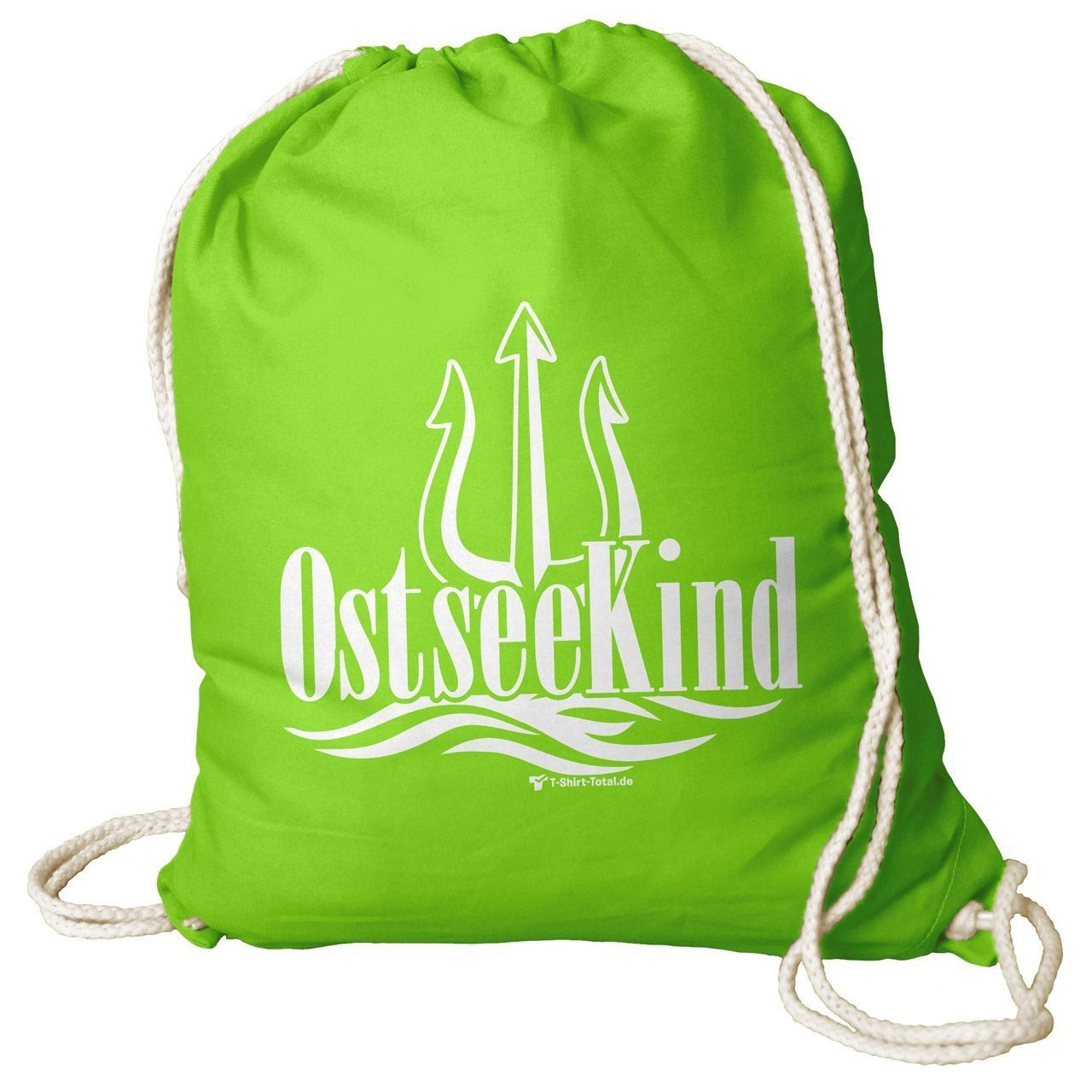 Ostsee Kind Rucksack Beutel hellgrün
