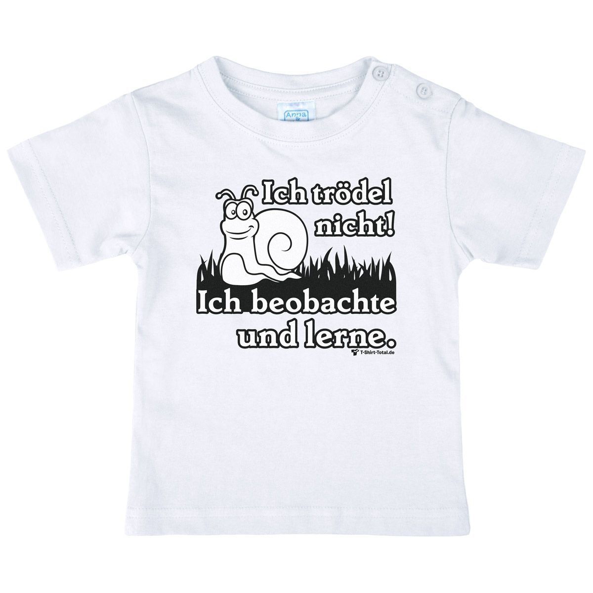 Trödel nicht Kinder T-Shirt weiß 104
