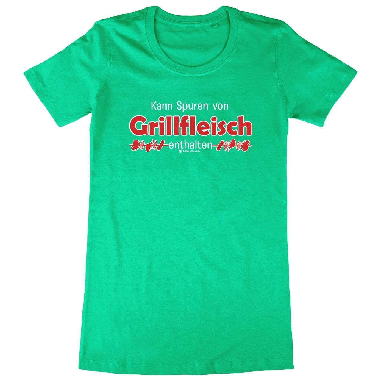 Spuren von Grillfleisch Woman Long Shirt grün Large