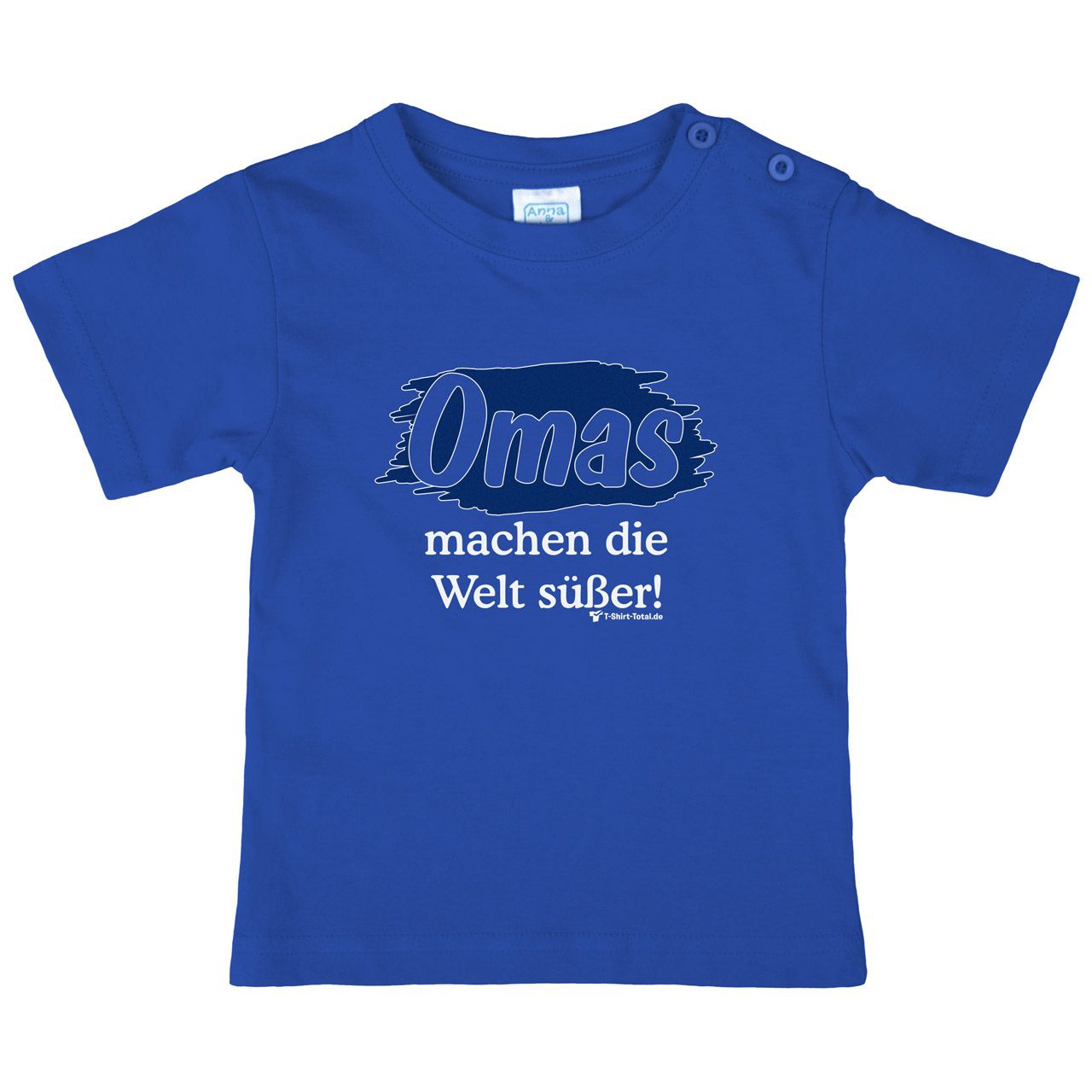 Welt süßer Oma Kinder T-Shirt royal 110 / 116