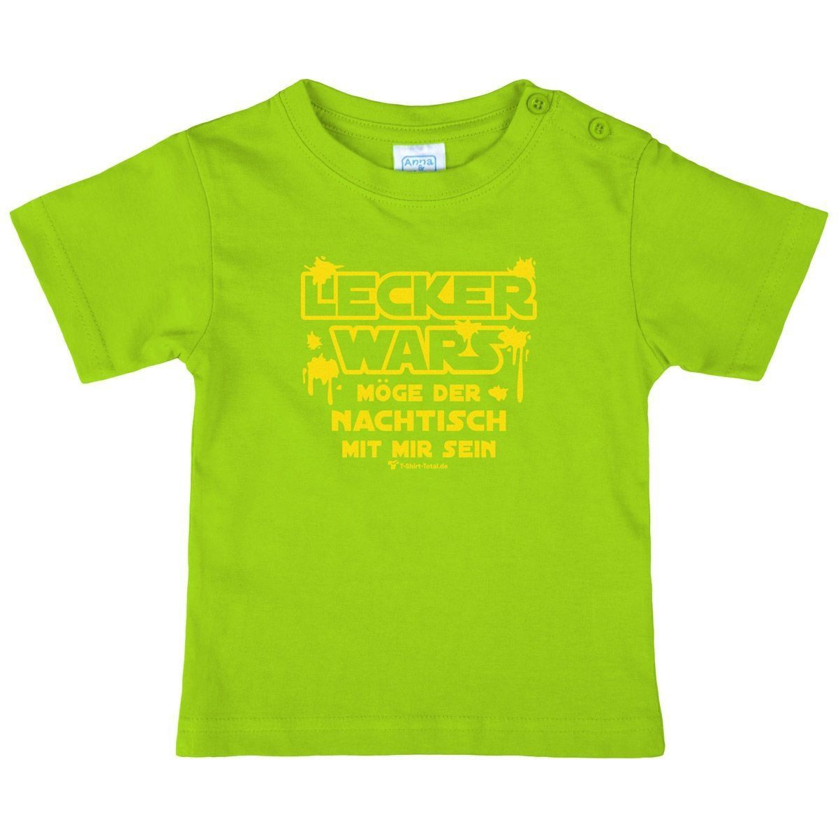 Lecker wars Kinder T-Shirt hellgrün 68 / 74