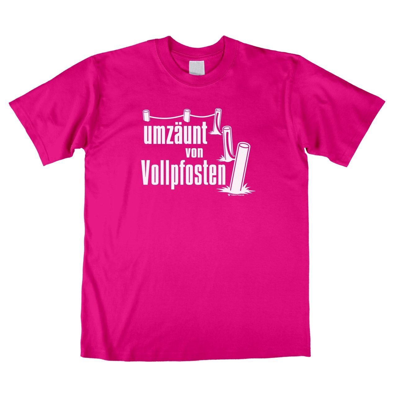 Vollpfosten Unisex T-Shirt pink Large