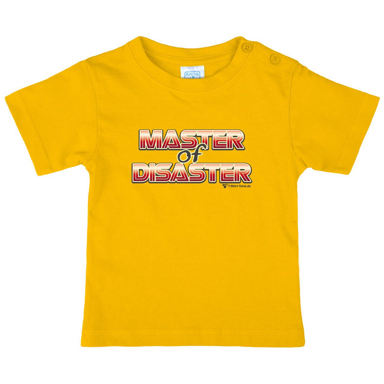 Master of Disaster Kinder T-Shirt gelb 104